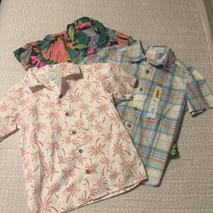 Tropical Kids Shirt Set - Multicolor